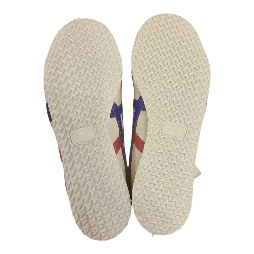 AUTHENTIC Onitsuka Tiger MEXICO 66 2018 D507L-0152 White Blue Gold - Women's 7 - Picture 4 of 7